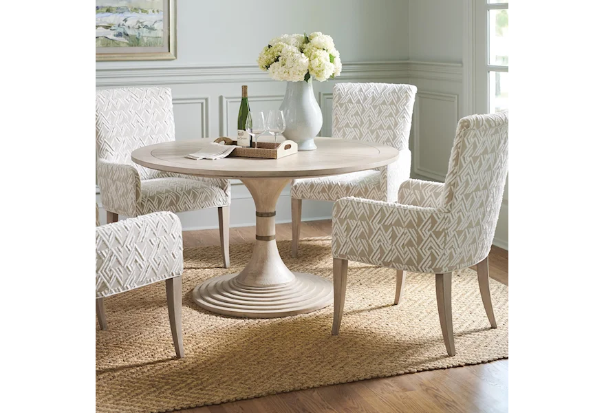 Malibu 5-Piece Dining Set with Topanga Table by Barclay Butera at Esprit Decor Home Furnishings